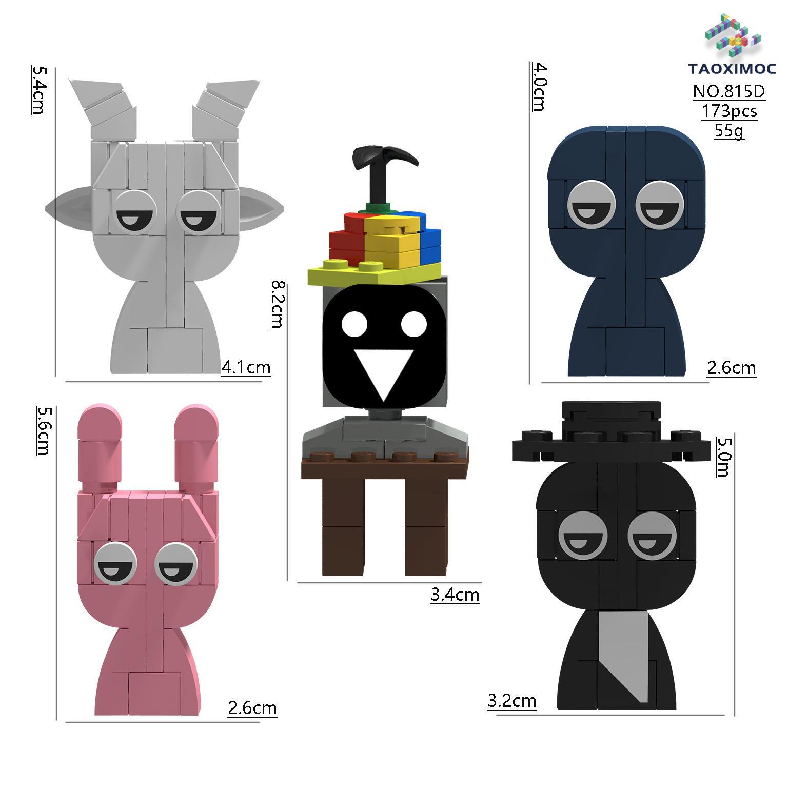 Sprunki Blocks Toys Sprunki Building Blocks Model Children's Educational Oren Wenda Building Block Toys for Kids Birthday Gift popular