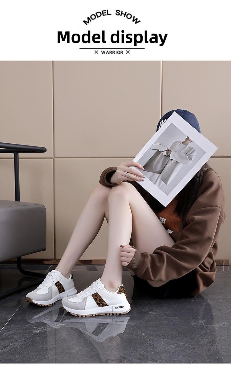 2026 Autumn New Women's Sports Shoes, Student Color-Block Hong Kong Style Round-Toe Dad Shoes, Casual German Training Shoes