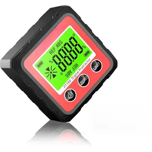 Digital Angle Finder Magnetic Table Saw Angle Finder Tool - Digital Inclinometer -4 of 90 Degree Finder Angle Cube Digital Protractor Bevel Gauge for Woodworking Micro Jig (PT180R)