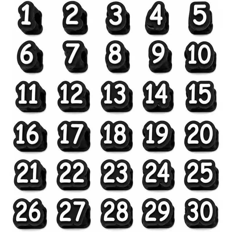 Reusable Pencil Caps 1-20/30, Teacher Classroom Pencil Labels, Student Numbering System, School Supplies Organization, Classroom Management Tools, Study Supplies, College Supplies