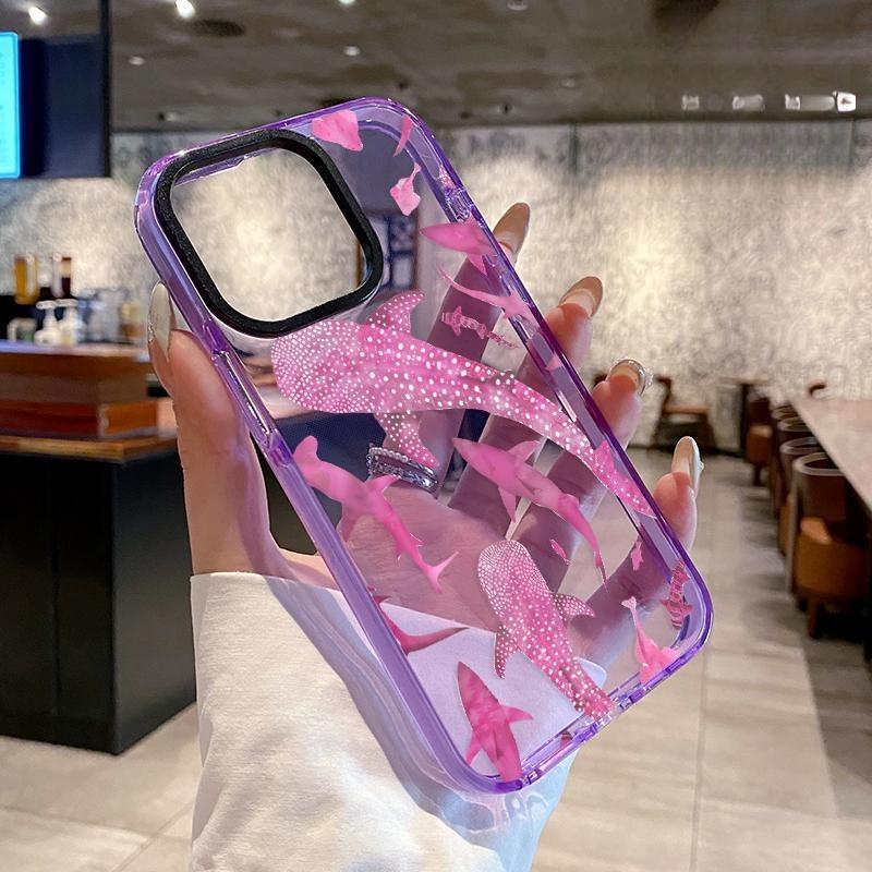 Phone case for iPhone 17 Pro Max 16 15 14 Plus 13 12 11 Air 11 Marine Life Ink Art Sharks Anti-Yellowing Shockproof durable ultra-thin Crystal Cover Phone case for iPhone 17 Pro Max 16 15 14 Plus 13 12 11 Air 11 Marine Life Ink Art Sharks Anti-Yellowing Shockproof durable ultra-thin Crystal Cover