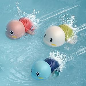 Bath Toys, 2 Pack Swimming Baby Bath Toys for Toddler, Preschool Toddler New Born Infant Water Pool Toys
