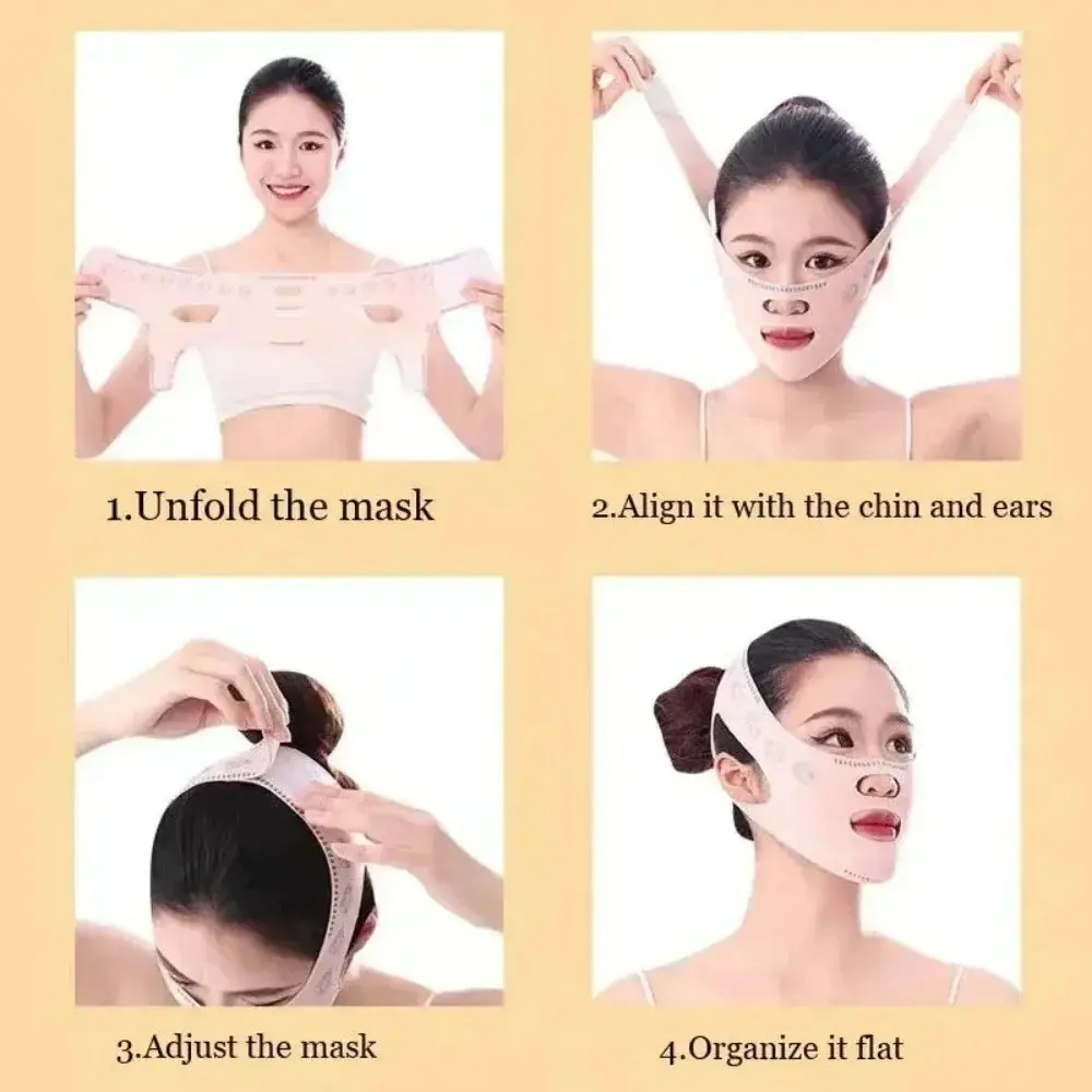 Upgrade Your Facial Lift Game with Our Durable Reusable Face Mask & Jawline Enhancer, Perfect for Slimming Contours & Daily Use, Face Shaper