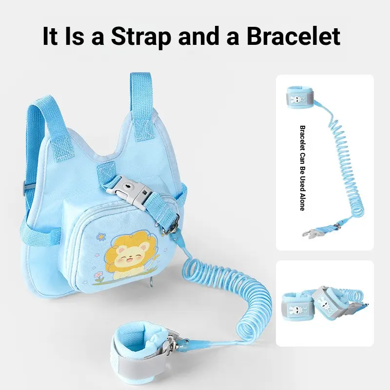 Kids Anti-Lost Backpack with Leash, Cute Breathable Toddler Backpack, Anti-Lost Strap for Outdoor Walking, Keep Baby Safe