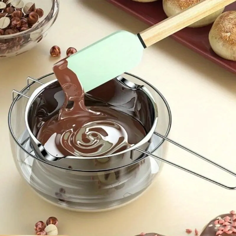 Bakeware Wax Candle Candy Melts Chocolate Double Boiler Metal Stainless Steel Chocolate Warmer Melting Bowl