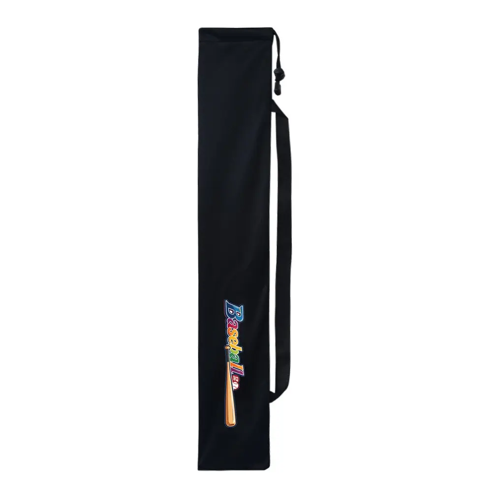 Baseball Bat Bag, Thick Velvet Tie Closure Storage Pouch, Handheld Single Backpack, Baseball Equipment Protection Case, Plain Surface Design