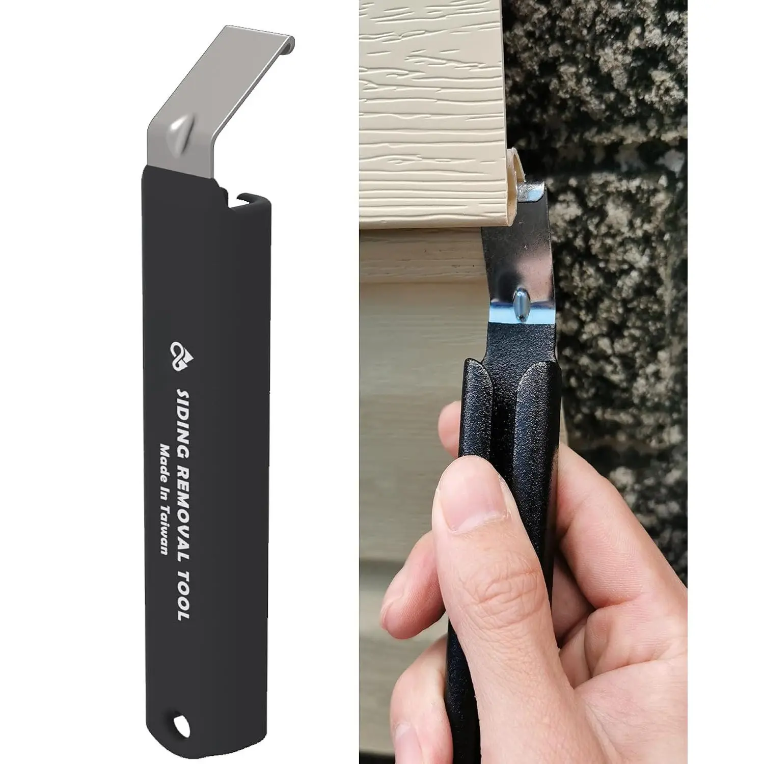 Vinyl Siding  1 Pack – 7 Inch Heavy Duty Steel Hand Tool for House Siding Installation and Repair