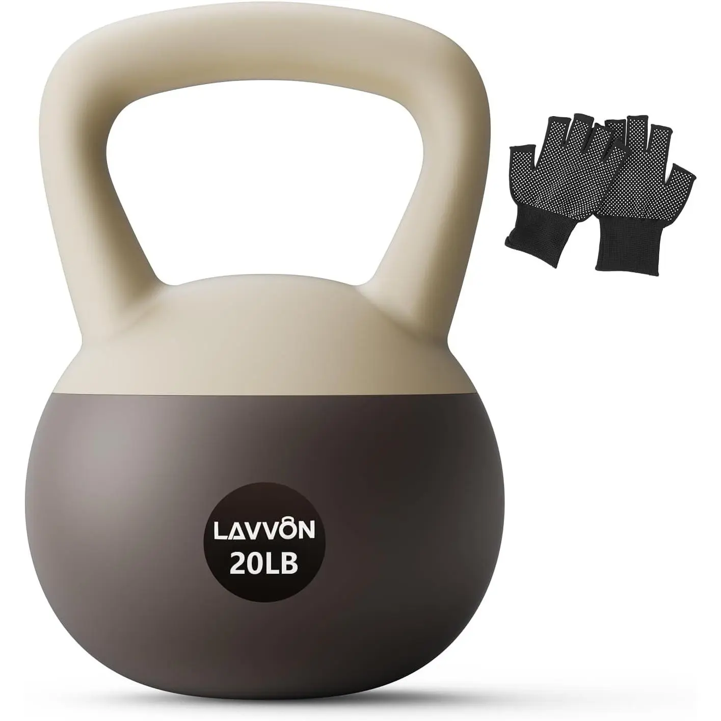 Soft Kettlebell - Cushioned Impact-Resistant Base and Anti-Slip, Kettle bell Anti-Slip Grip Weight for Home Workouts, Safe Strength Training Kettlebells Sets for Women & Men, With Non-slip Gloves