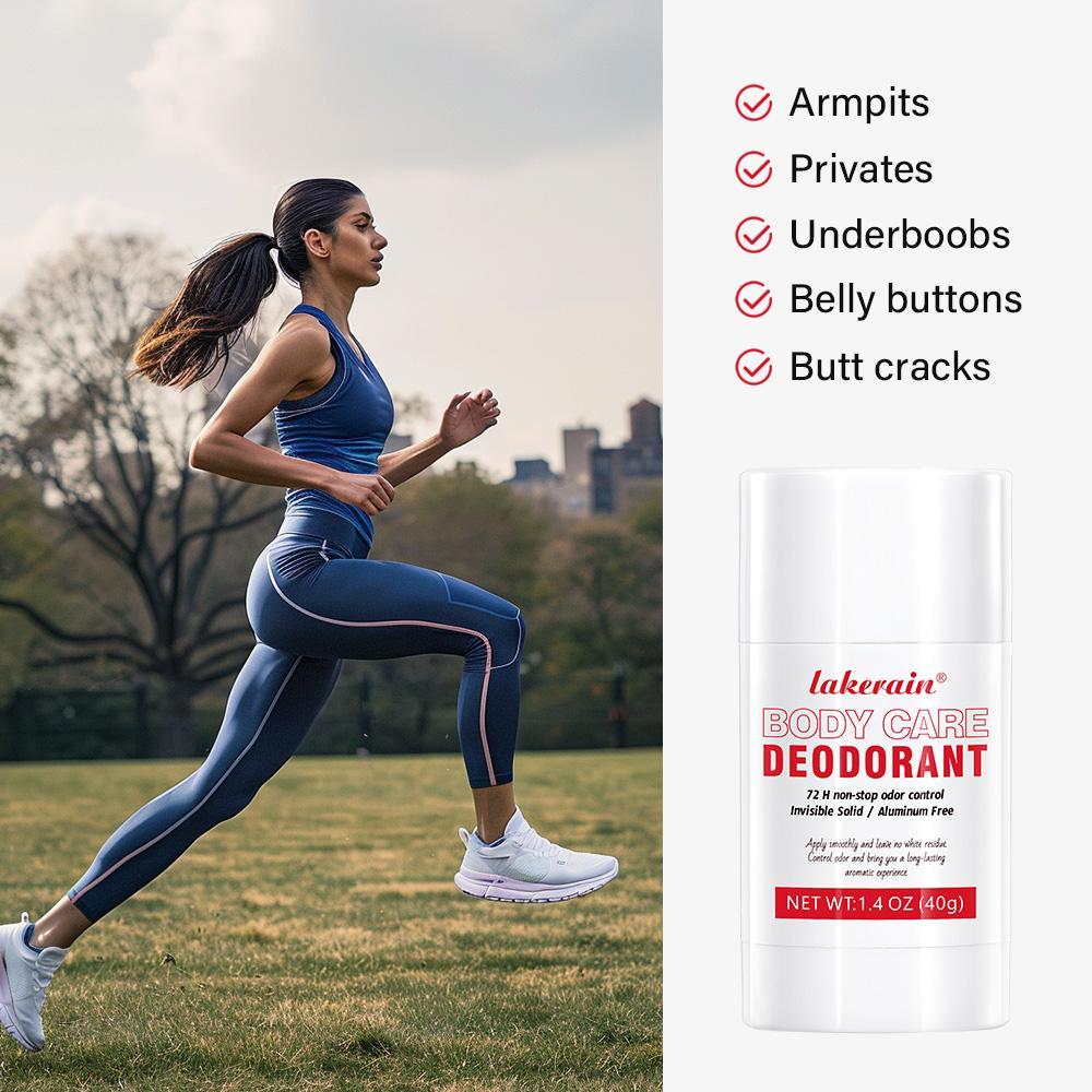 Natural Body Deodorant, High Performance Deodorant, 1 Box Long-lasting Invisible Body Deodorant Cream, Round Tube Cream, Fruity Fragrance, for Women and Girls