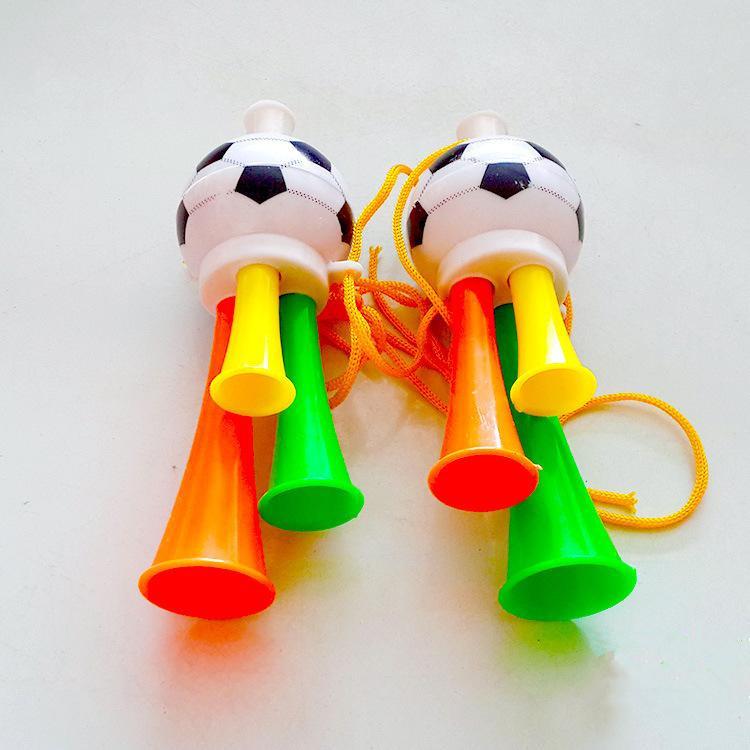 Football horn World Cup cheering props three-tone horn sports meet horn toy football horn