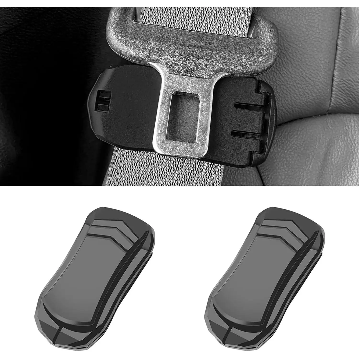 2 Pcs Positioner Clip Shoulder Belt Adjuster for Neck & Shoulder Comfort Stopper Clamps