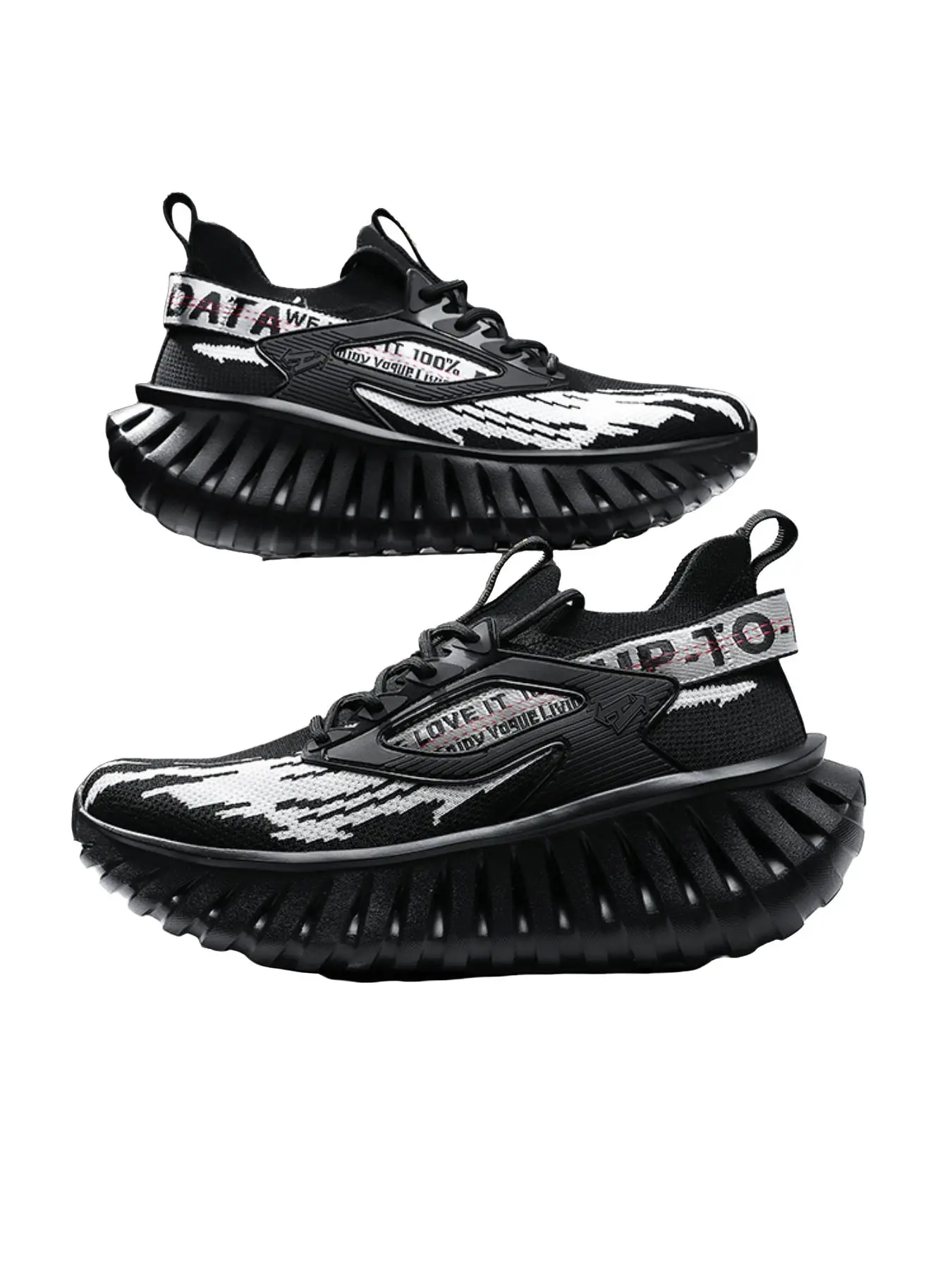 Men's Thick Sole Coconut Running Shoes, Comfortable Lightweight Breathable Casual Shoes, All Season Outdoor Hiking Shoes, Size 39-46