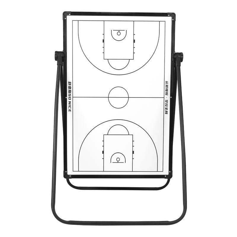 Double Sided Basketball Board with Markers Eraser Professional Basketball Game Pad Multi-Purpose for Basketball Soccer Volleyball Coaches