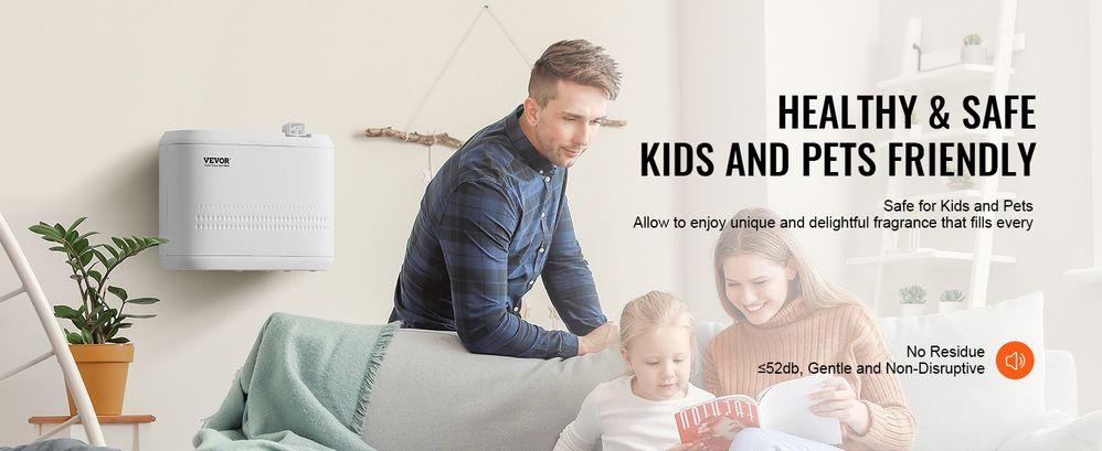 VEVOR Upgrade HVAC Scent Diffuser for Whole House, 850ML Scent Air Machine with Cold Air Technology, Waterless Essential Oil Diffuser, Cover Up to 5000 Sq.Ft for Large Room, Hotel, Spa, Office VEVOR Upgrade HVAC Scent Diffuser for Whole House, 850ML Scent Air Machine with Cold Air Technology, Waterless Essential Oil Diffuser, Cover Up to 5000 Sq.Ft for Large Room, Hotel, Spa, Office