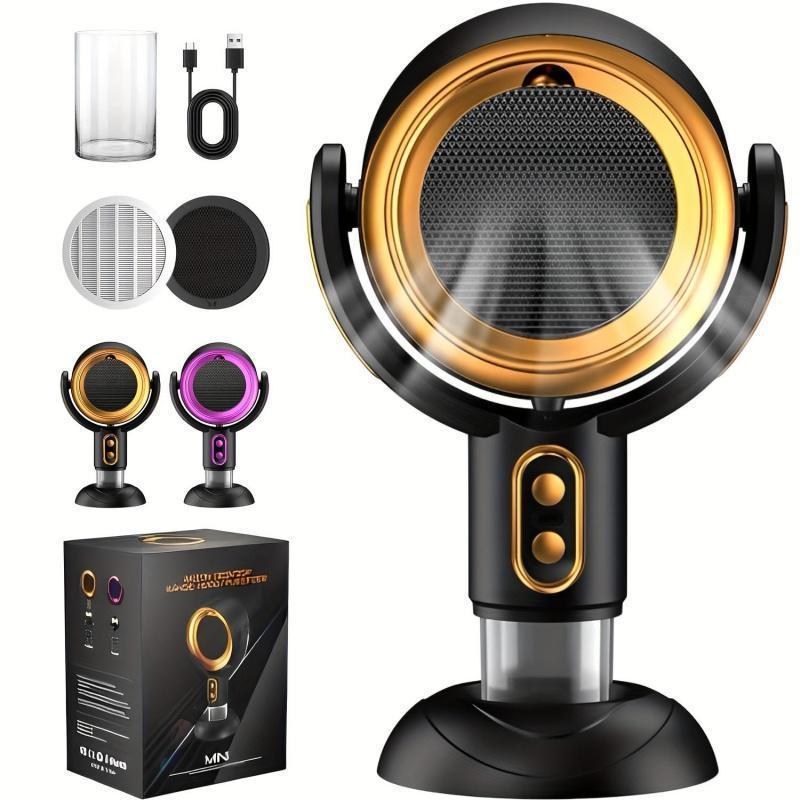 Portable USB Desktop Smoke Absorber, Smoke Eliminator, Portable Kitchen Exhaust Fan.Portable Range Hood For Kitchen, Home, Barbecue, Hot Pot