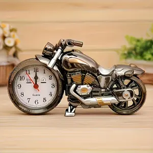 A Gift Guys Can't Say No To! A Realistic Motorcycle-Shaped Alarm Clock—Serving as Both a Decorative Ornament and a Functional Timepiece. It's the Perfect Present for a Boyfriend or Son—Practical, Yet Full of Special Charm.