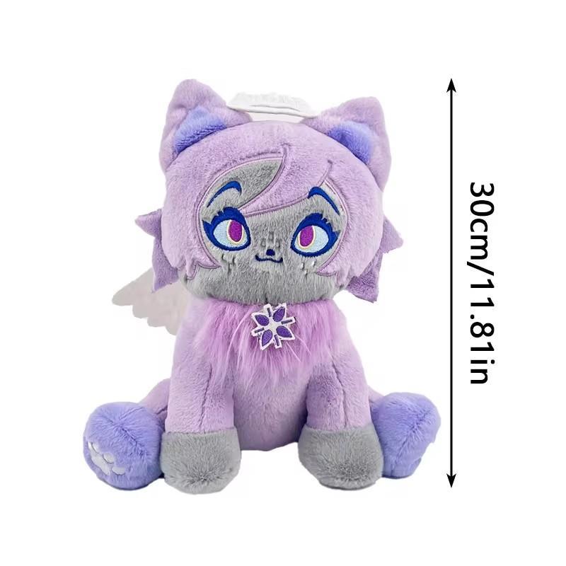Hot Cat Plush Toy Funny Angel Dust Alastor TV Fans Collecting Gift Cute Cotton Stuffed Plush Doll Kids for Birthday Present