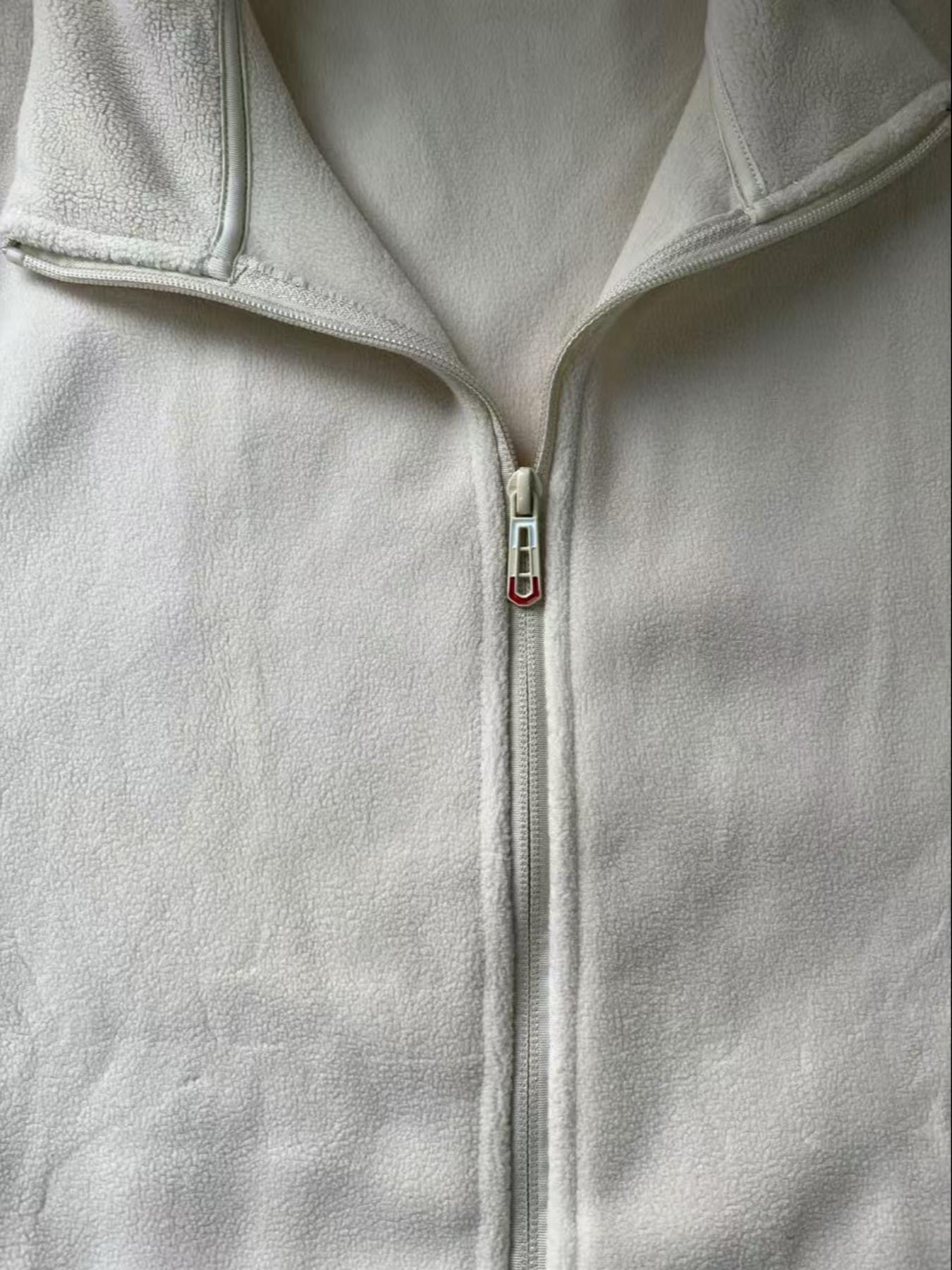 Women's Solid Zip Up Fleece Lined Sports Coat, Casual Long Sleeve Collared Outerwear for Outdoor Activities, Ladies Sportswear for All Seasons