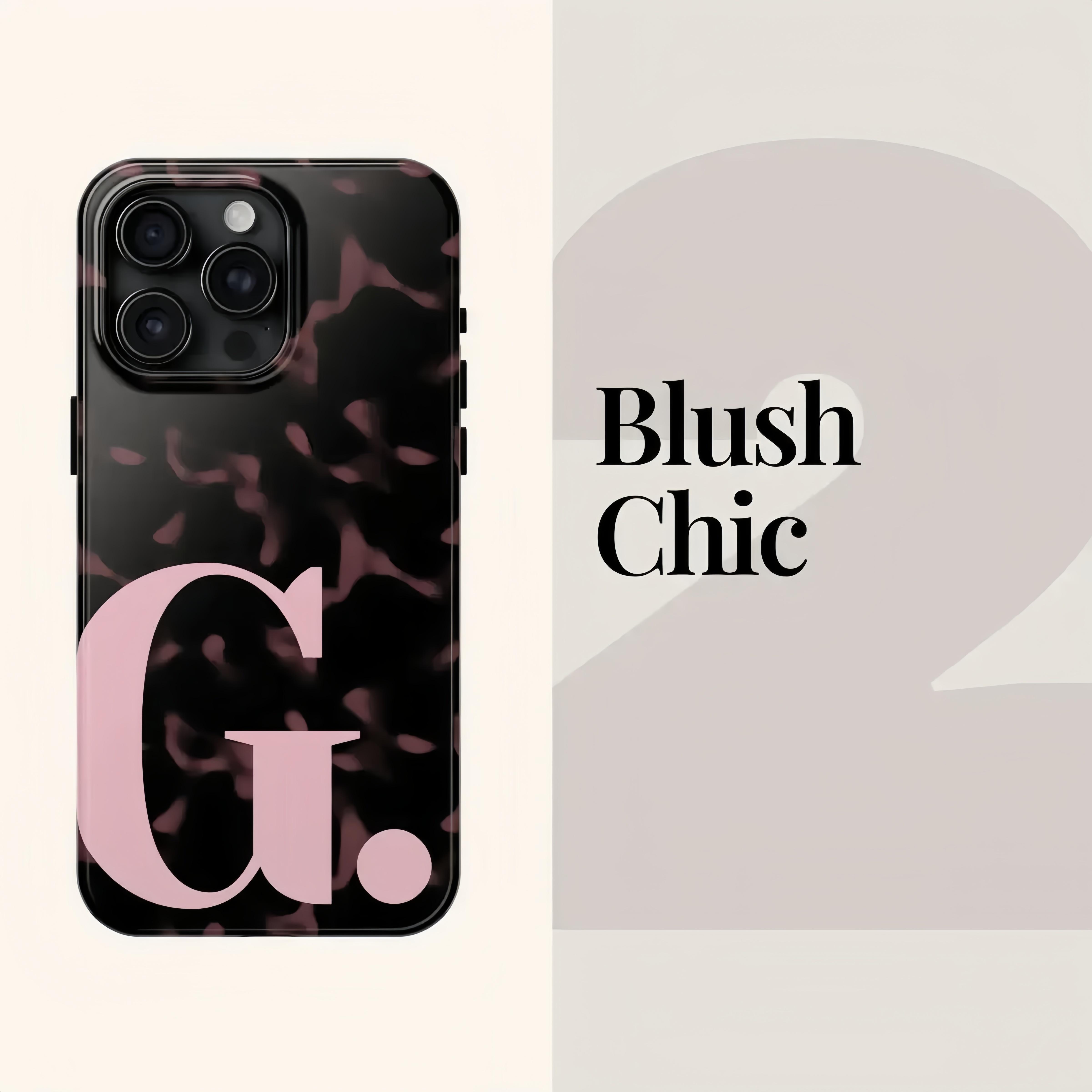 Tortoise Shell Custom Initials Phone Case, Phone Accessories, Cute Phone Case, Fashion Case, Perfect Gift for Her/Him, Phone Case for iPhone17 16 15 14 13 12 11Pro Max Plus Air , Creative Dual Layer Case  for boy girl