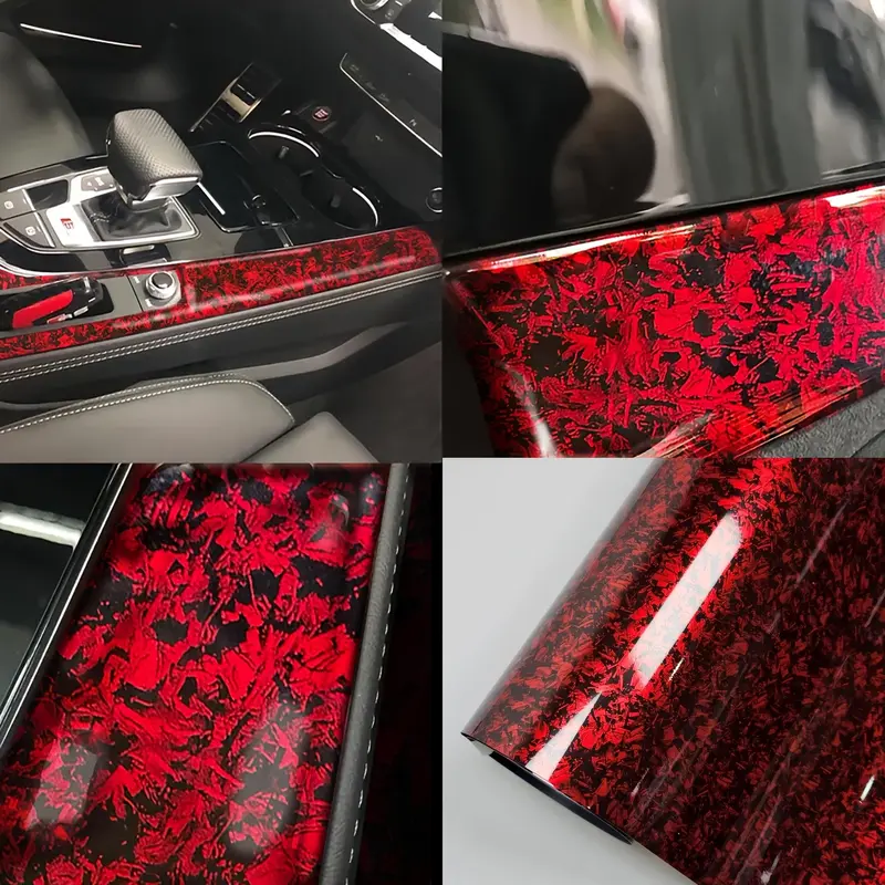 High Gloss Car Wrap Film, Decal, Waterproof & Durable Outdoor Scratch Masking Film, Car Interior Decorative Film, Car Accessories for Car Enthusiasts