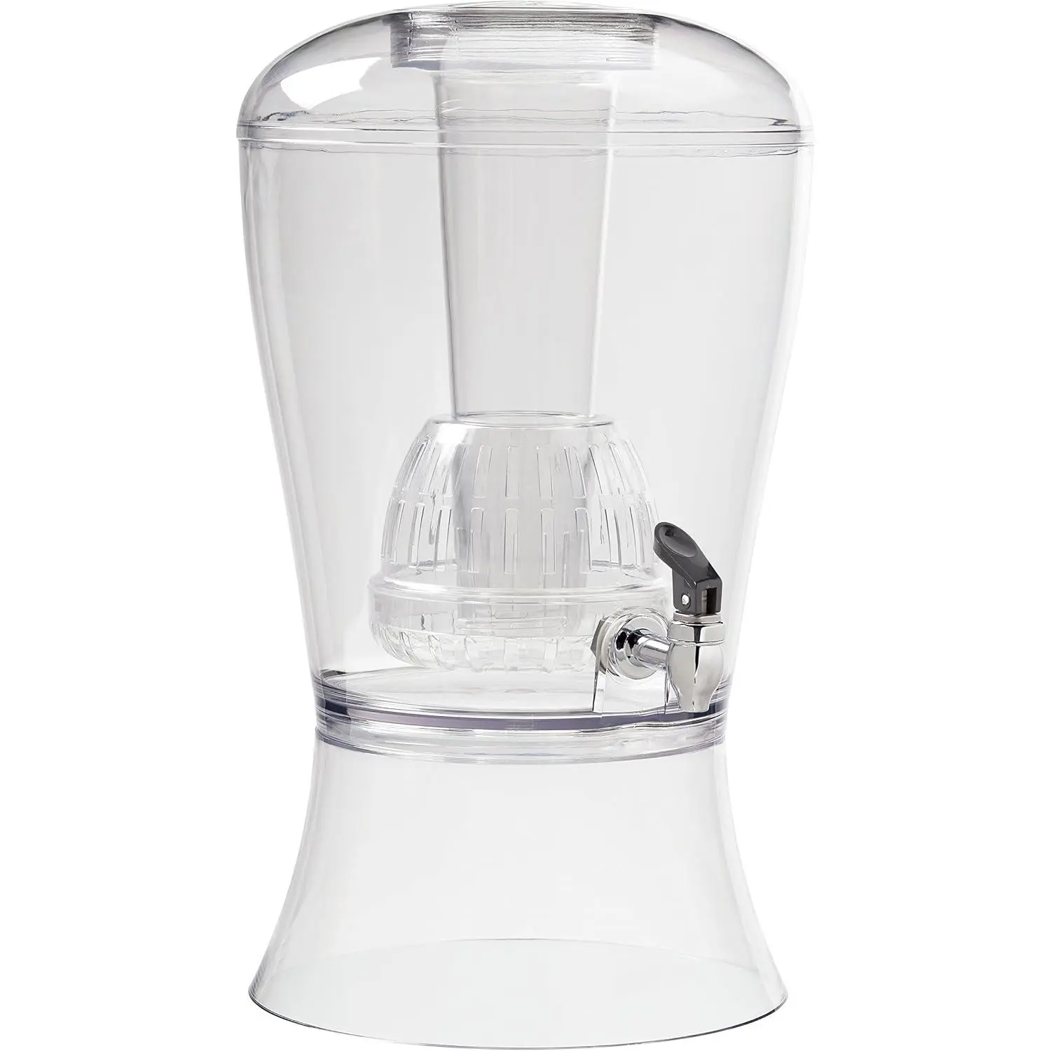 3 Gallon Beverage Dispenser With Ice Cylinder And Fruit Infuser