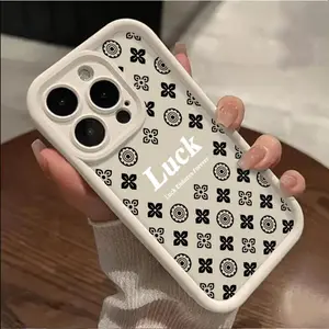 Ancient pattern inflorescence Phone Case for iPhone 17 AIR 17 PRO 16 PRO 15  PRO MAX  14 PLUS 13 PRO 12 11 PRO XS MAX X XR Plus Shockproof Protective Cover Full Protection Anti-Drop, Tpu