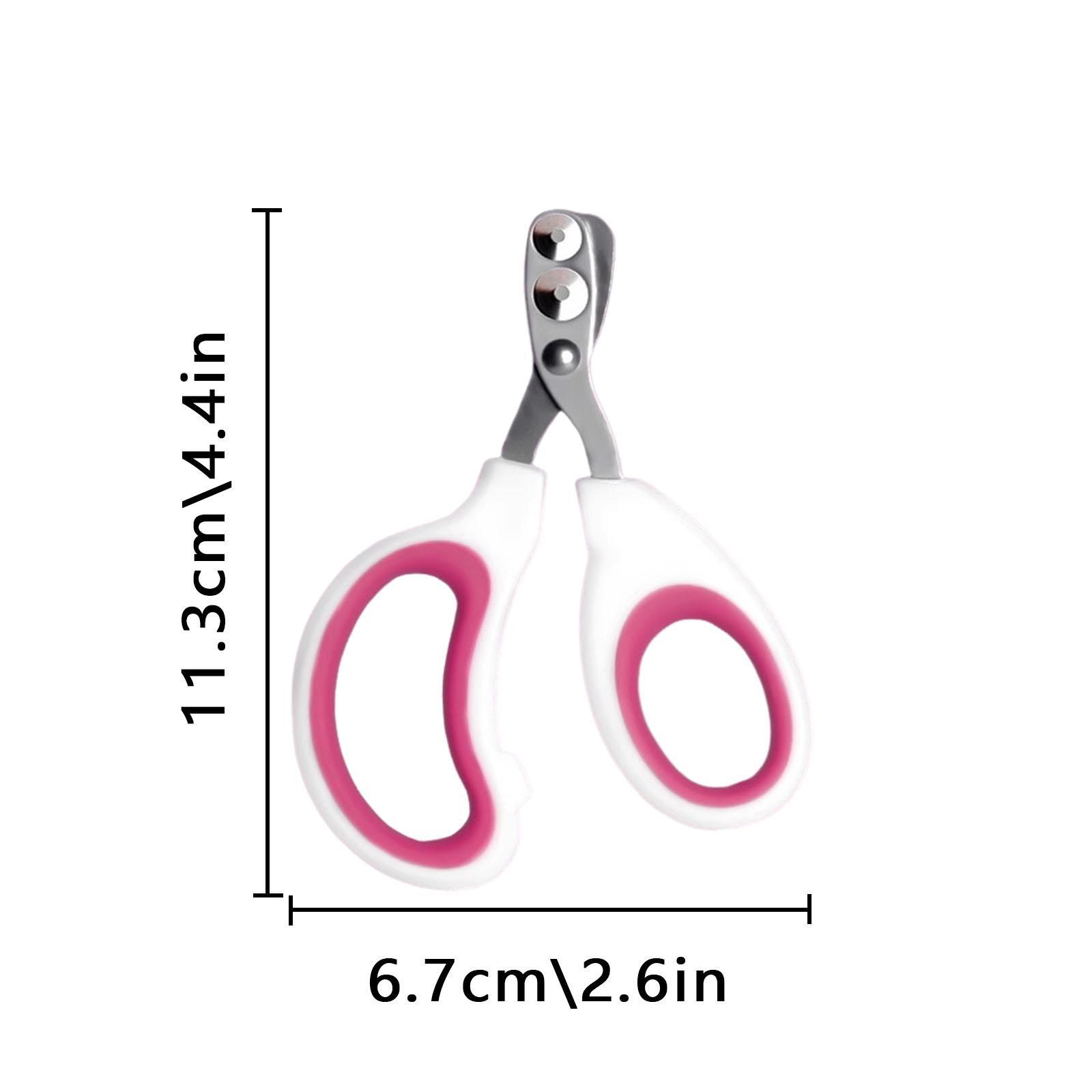 Pet Nail Clipper, Professional Stainless Steel Nail Clipper for Cats, Kittens, Hamster, Rabbits, Birds, & Small Breed Animals Claw Trimmer