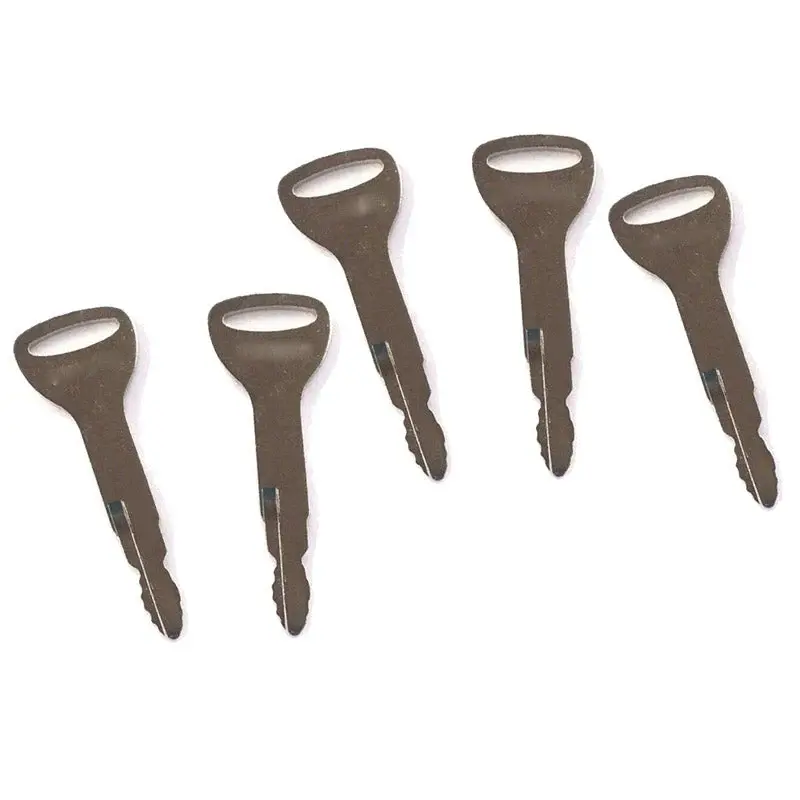 FridayParts 5-Piece Ignition Key Set Pack, A62597 Replacement Keys for Toyota Forklift Equipment, Five Pieces