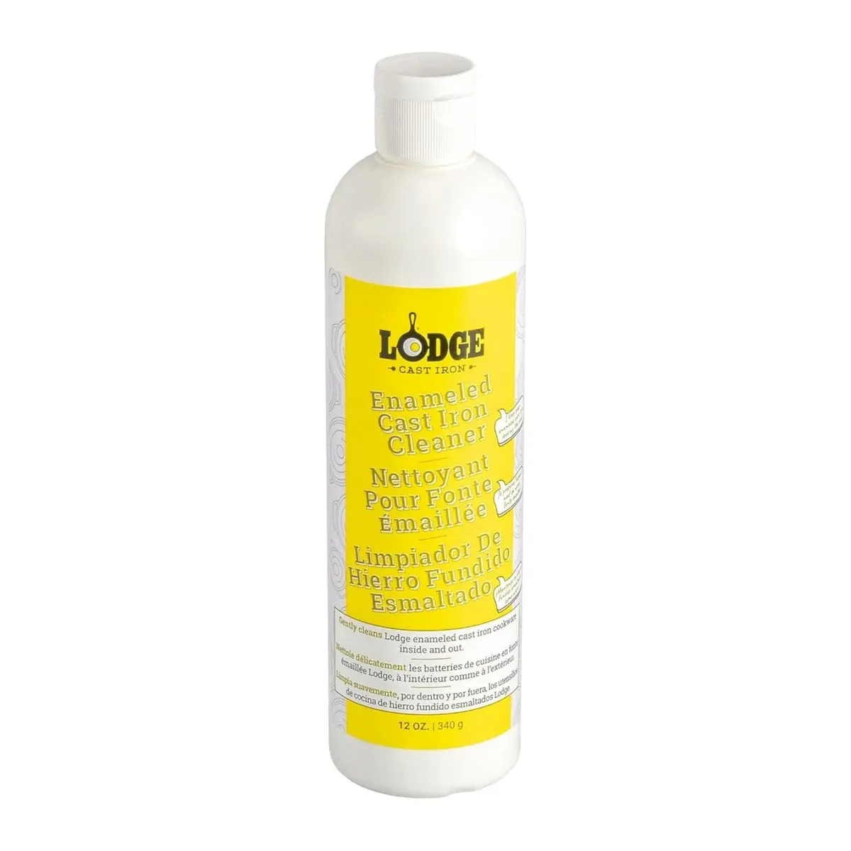 12 Fl Oz Household Enamel Cleaner Spray - Biobased Formula, Continuous & Bottled Spray Oven Cleaners for Cast Iron, Stoneware, Kitchen Cookware, 100% Biodegradable, Dye-Free, Bleach-Free