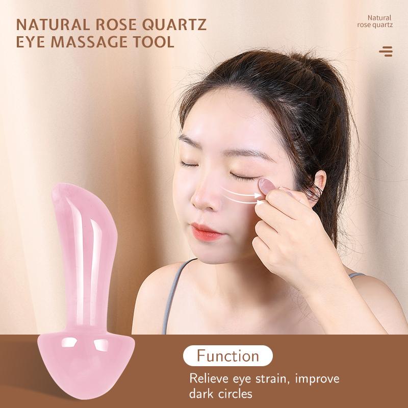 1PC Natural Jade Quartz Mushroom Shape Face Massager Beauty Massage Eye Neck Health Skin Care Guasha Spa ToolJade Facial Roller