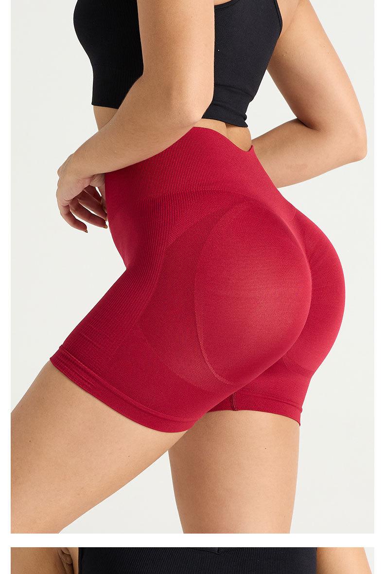 Impact Shorts Low-Rise Seamless Yoga Shorts, Hip-Lifting Fitness Shorts, Cycling Shorts, Stretch Fitness Apparel for Indoor Outdoor Summer