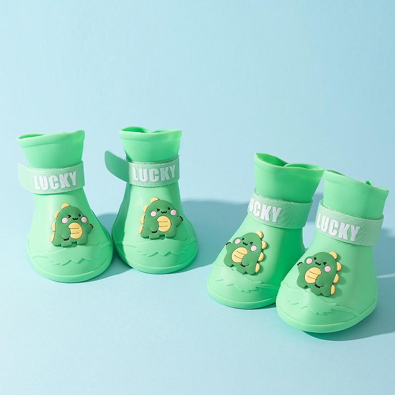 Medium Large Dog Rain Boots Waterproof Anti-Drop Dog Shoes Pet Anti-Dirty Artifact Golden Retriever Corgi Booties Summer Outwear Gold Plated Custom Collar glasses filter Heated Windproof Winter Coat clothes flotation device