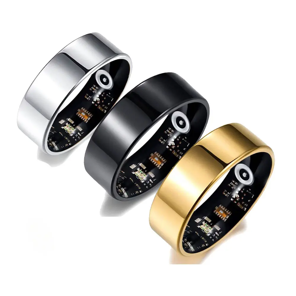 Waterproof Smart Fitness Ring, Wearable Activity Tracking Smart Ring, Multiple Size Options Available, Waterproof Wearable Tracker for Daily Activity & Sleep Monitoring