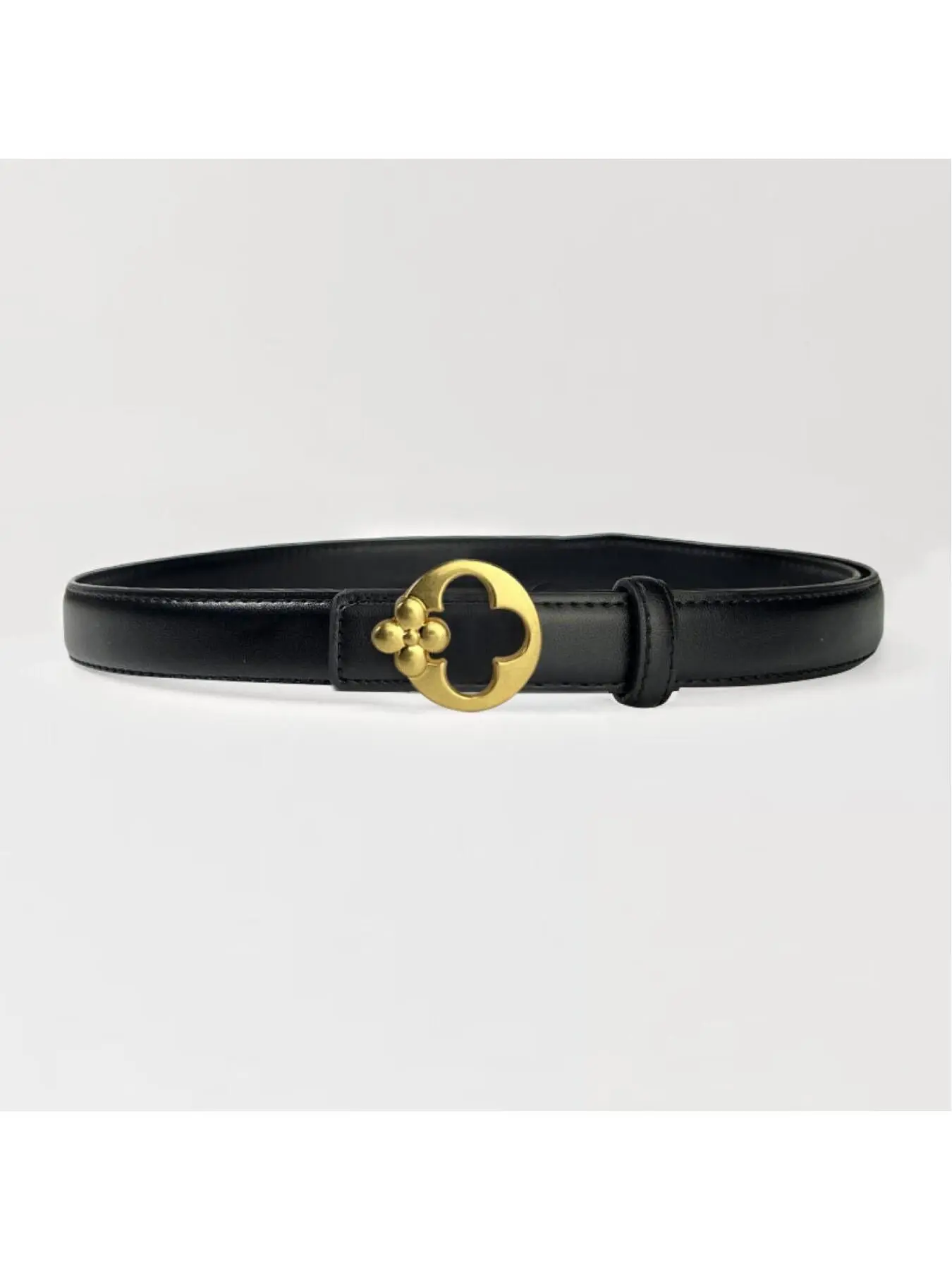 Light Luxury Belt Exlongation Women's Letter Design Belt Trendy Jeans Artifact Large Size Slim-fit Belt