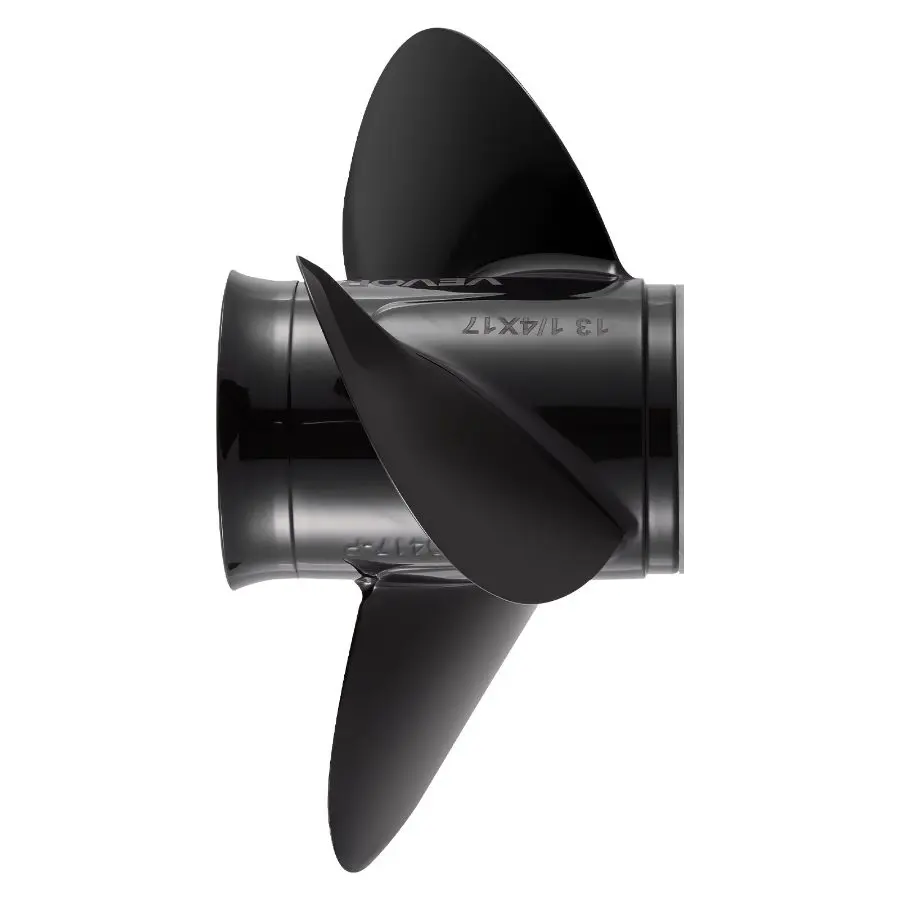 VEVOR Outboard Propeller, Upgrade OEM 15 Spline Tooth Aluminum Outboard Boat Propeller Fit Mercury Engines 40-140 HP, 4-1/4" Gearcase, 3-Blade, RH (Right Hand Rotation), OEM Parts No. 48-77344A45