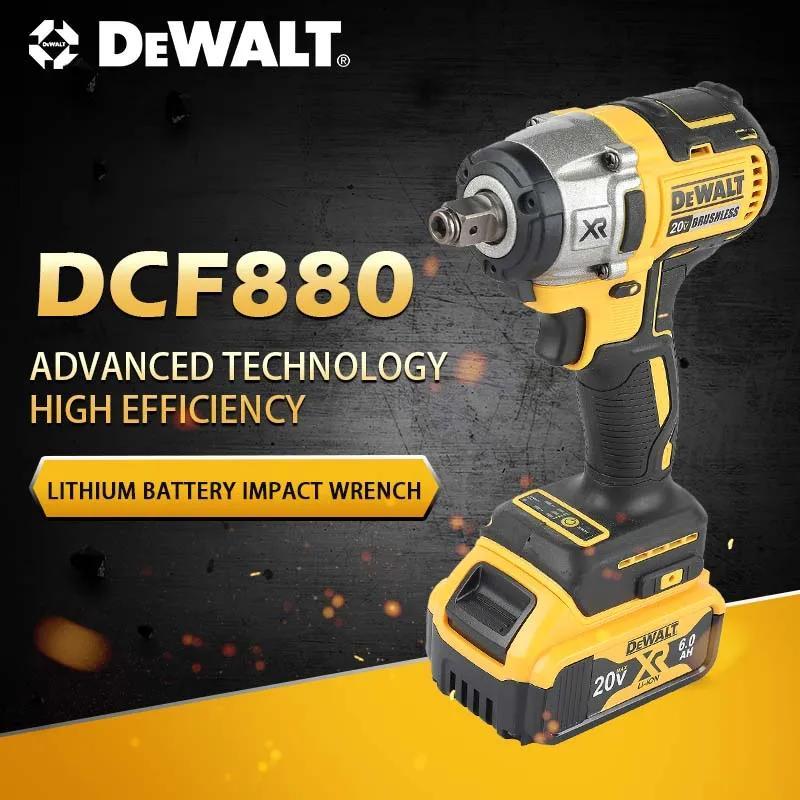 DEWALT DW880 Lithium Brushless Impact Wrench 20V Detachable Tire High Torque High Speed Powerful Disassembly Tool for Demanding Jobs