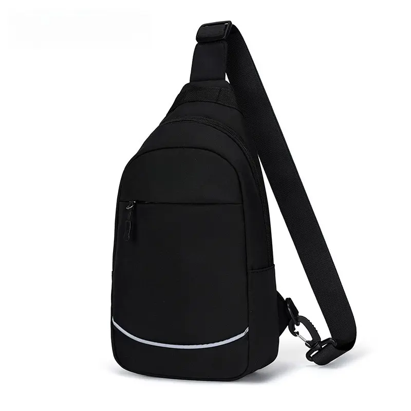 Unisex Casual Chest Sling Crossbody Bag for Men and Women, Outdoor Portable Single Shoulder Pack for Cycling, Hiking, Commute, Travel and Daily Use, Durable Water-Resistant Build with Multi-Zipper Pockets, Adjustable Strap, Lightweight Hands-Free Design