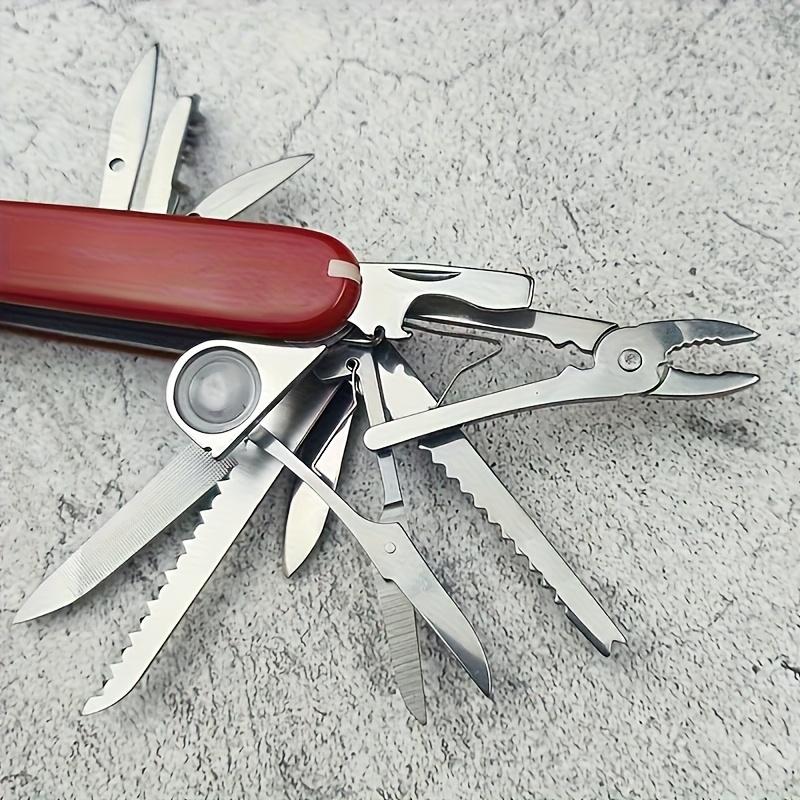 Ultimate Multipurpose Tools Including Pocket Knife, Screwdriver, Bottle Opener, Scissors And Pliers for Camping, Emergencies And Everyday Use. It Is The Perfect Birthday And, Halloween, Christmas Gifts, Party Gifts for Men