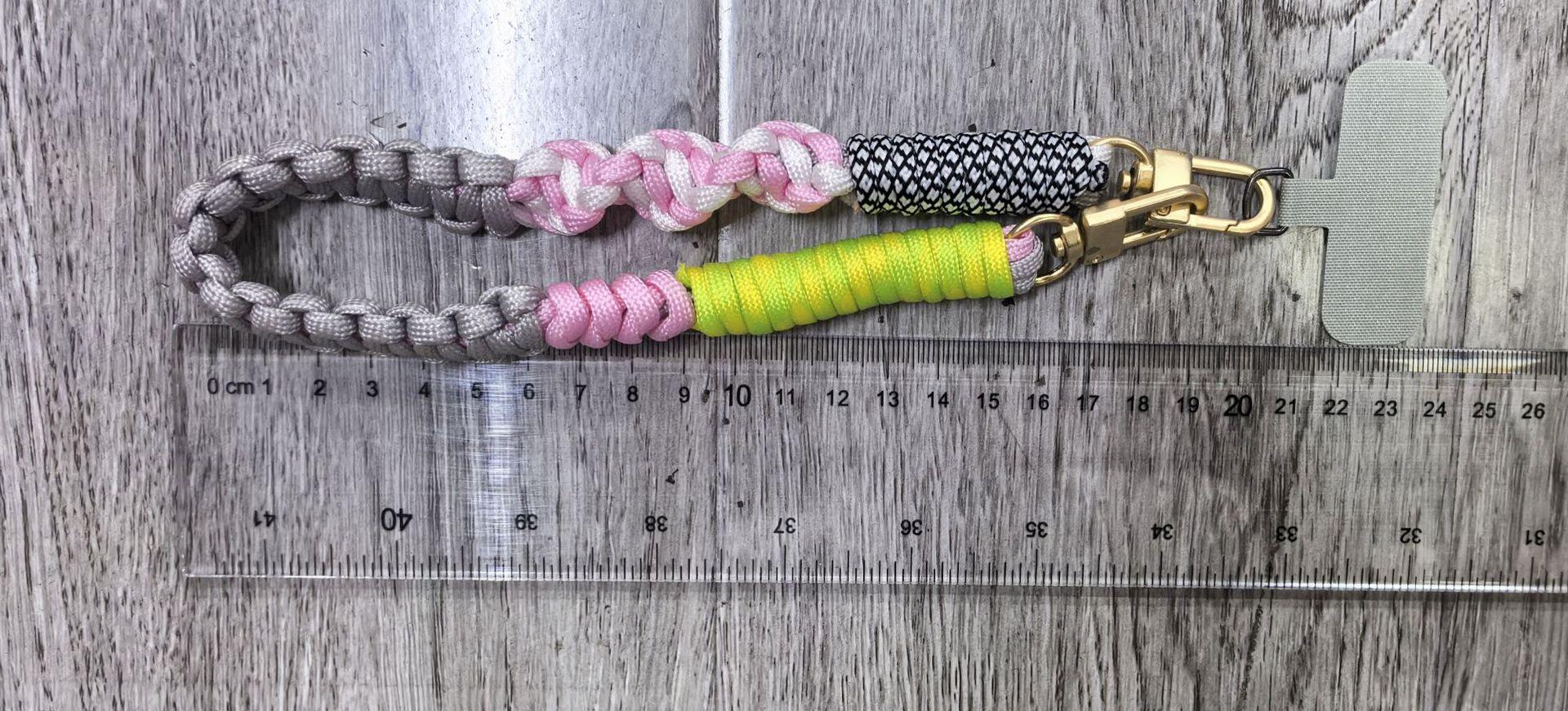 1/2pc 2026New Upgrade Pure Hand Thick Braided Rope Short Mobile Phone Lanyard Fashion Creative Wrist Strap Strong New Outdoor Chain