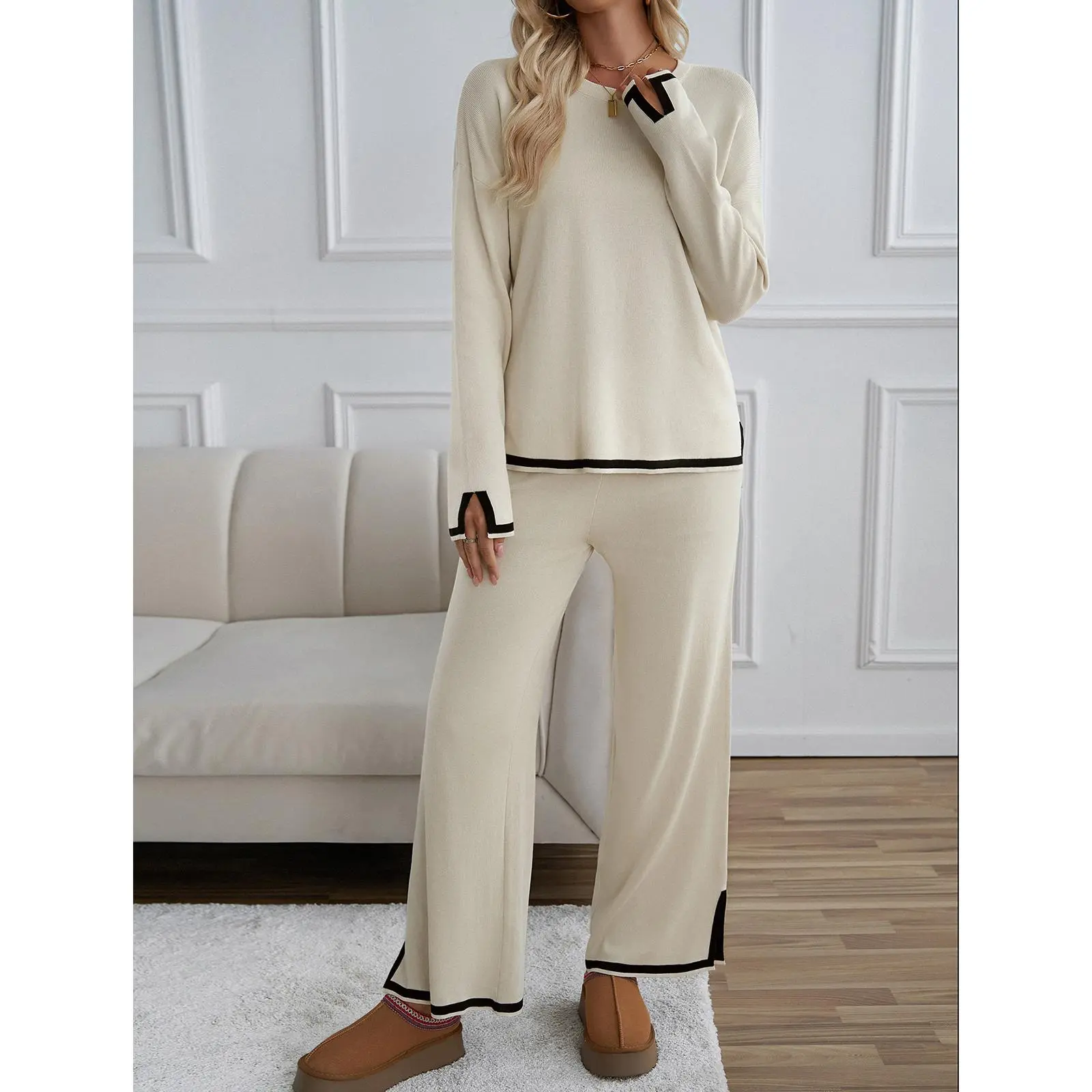 Elegant Casual Women Outfit Soft Fabric Daily Wear Fashion Slim Fit Clothing For Party Vacation Streetwear