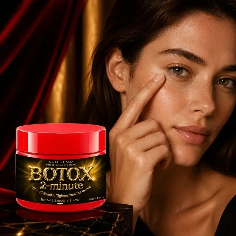 Eye Cream, Instant Firming, 2-Minute Anti-Wrinkle, Retinol, Blueberry, Rose, Tighten From The Inside, Eye Care, All Skin Types, 140g, Eye Cream Moisturizer