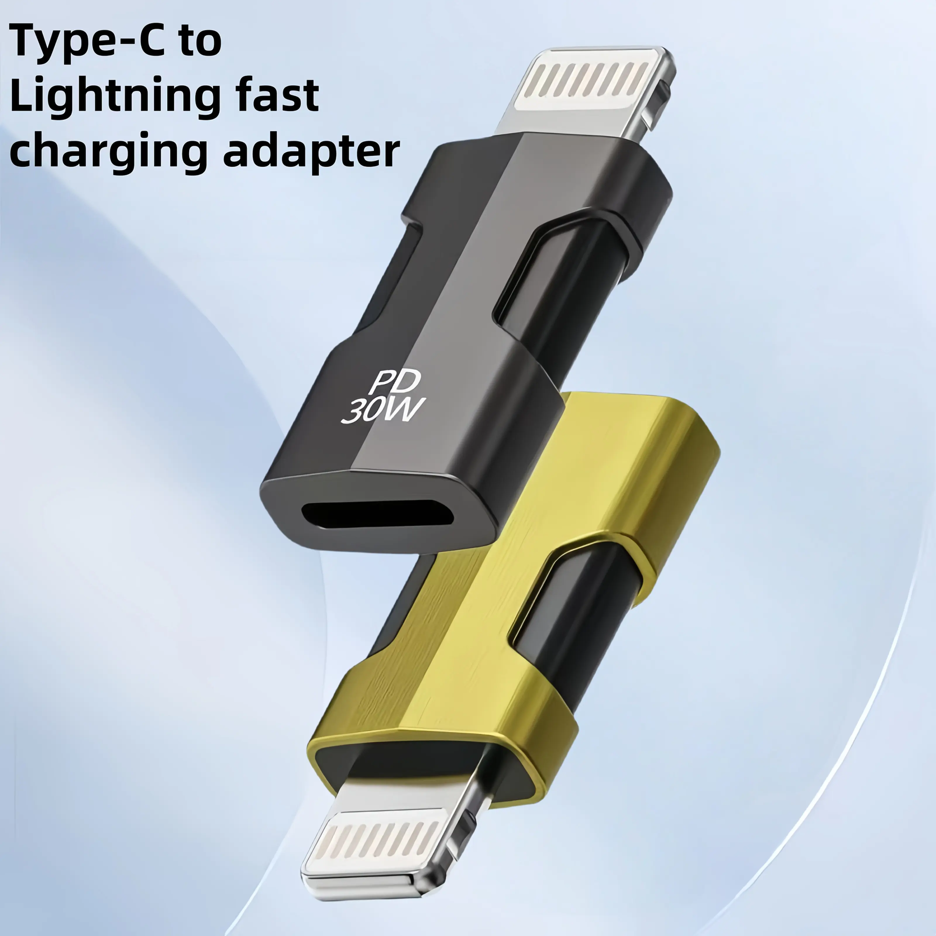 USB-C to Lightning Fast Charging Adapter, Suitable for iPhone 14, 13, 12, 11, iPad, and Other Mobile Phone Charging Adapters