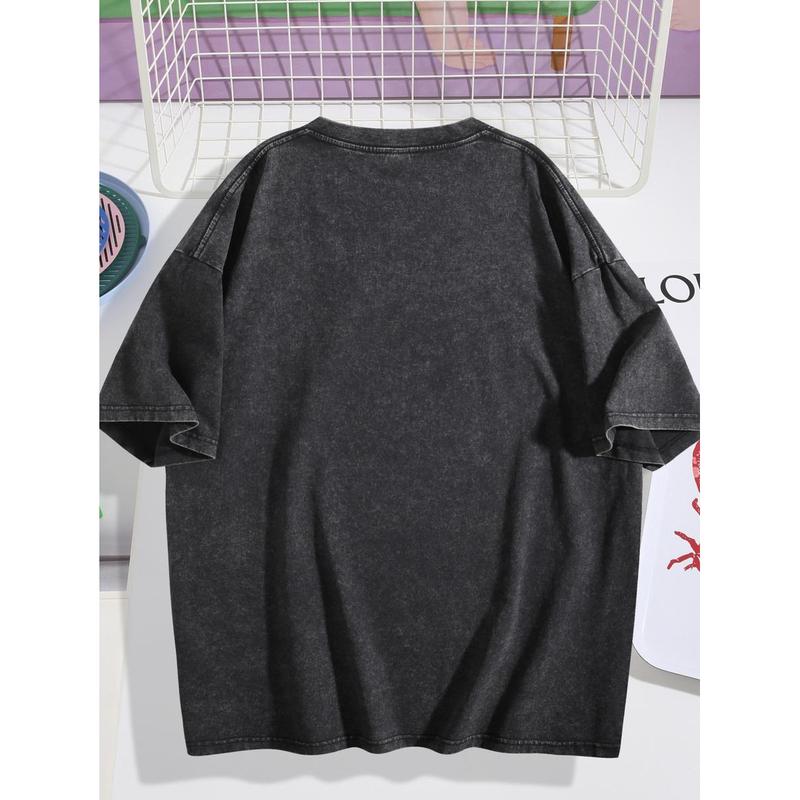 [Collection] Limited DBZZ Washed T-Shirt – Anime Streetwear,  Graphic Tee, Retro Battle Aesthetic, Japanese Manga Fashion