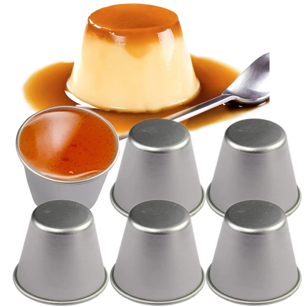 15pcs Non-Stick Pudding Molds - Mini Chocolate Molten Pans, Egg Tart Cups, Cupcake Molds, Muffin Cake Tins, Individual Baking Cups for Desserts, Cooking, Dessert Molds, Cooking Essentials, Nonstick Material