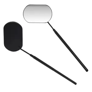 Large Lash Mirror, Stainless Steel Eyelash Mirror, Makeup Mirror for Lash Extension Supplies (Rainbow Color)