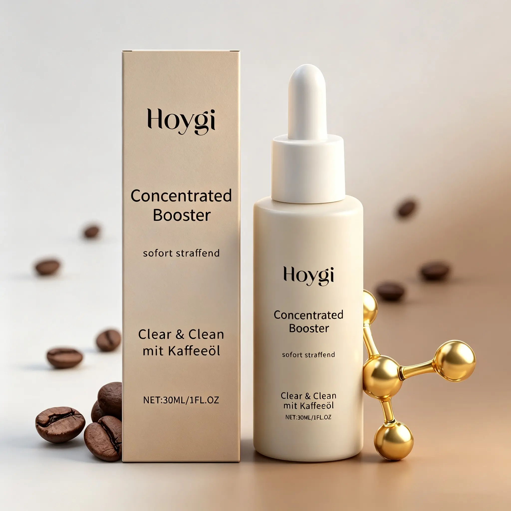Coffee Seed Hydrating Brightening Facial Essence (30ML), Smooths and Softens Skin, Deeply Nourishes, Naturally Brightens Complexion, Portable Moisturizing Serum