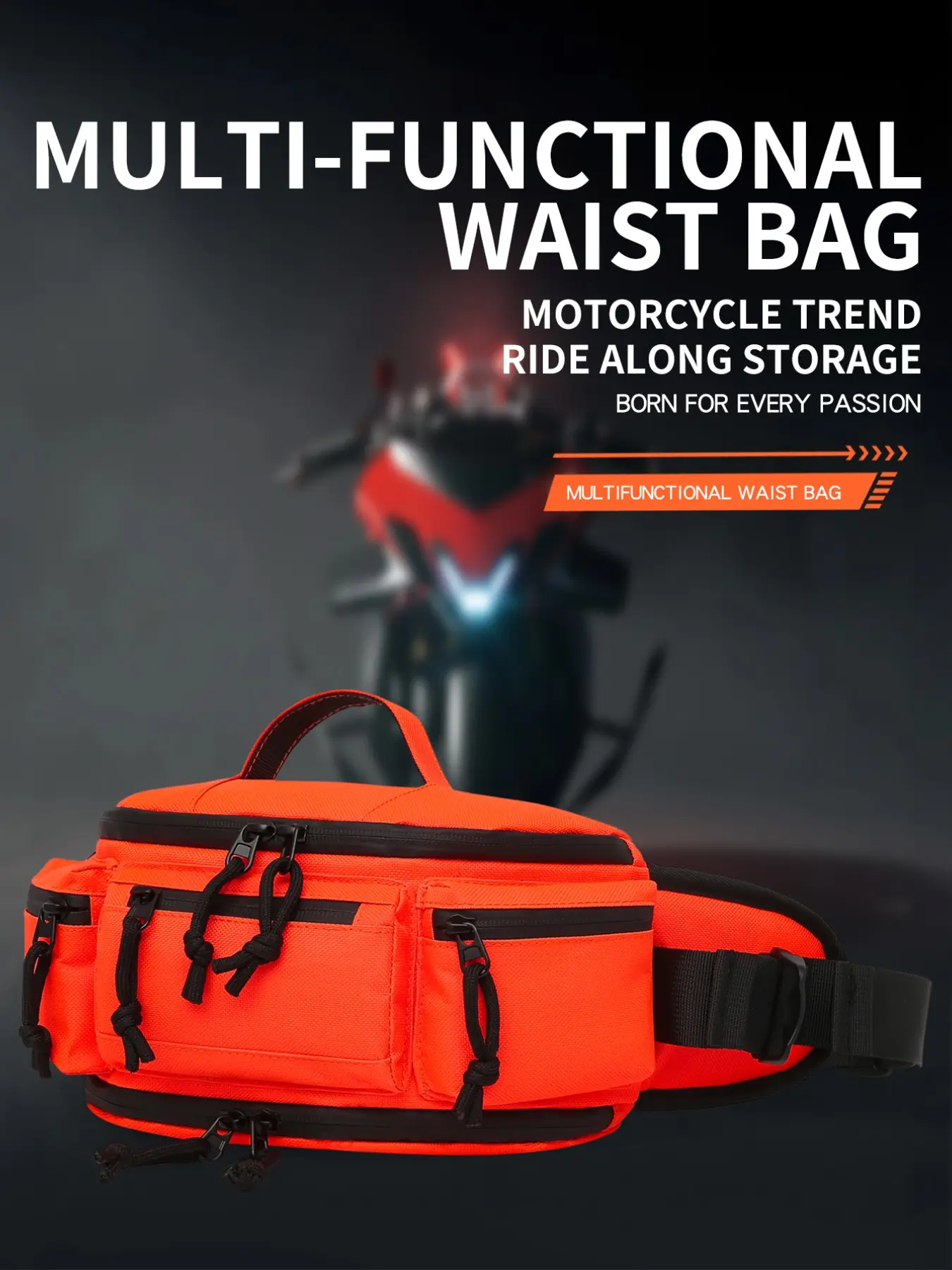 Men's Casual Solid Minimalist Release Buckle Detail Zipper Sling Bag, Simple Casual Multi-functional Chest Bag, Male Bum Bag for Daily Use