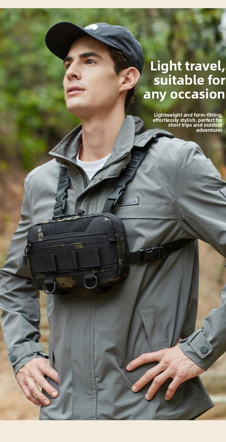 Fishing Backpack Backpack Men's and Women's Lightweight Outdoor Bag Sports Multifunctional Kit Camping Breast Bag