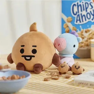 Plush Toy Tata Koay Shooky Mang Cooky Cartoon Animal Backpack Key Mobile Phone Pendant Office Relaxation Toys Friend Gift