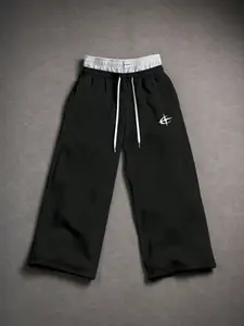 Men's Casual Sport Drawstring Waist Loose Sweatpants, Athleisure Pants, Comfortable Fashion Design, Ideal for Daily Wear, Stylish and Relaxing
